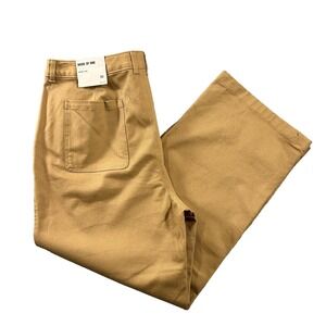 MODE OF ONE Mens‎ Tannin Wide Leg Pants Size 38x30 Relaxed Twill Utility NEW